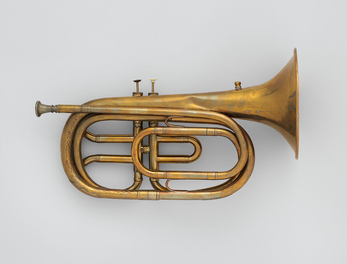 Alto or Tenor Cornopean, Melchior Gomar de Vries (Belgian, active Lierre 1838 until late 19th century), Brass, nickel-silver, Belgian 