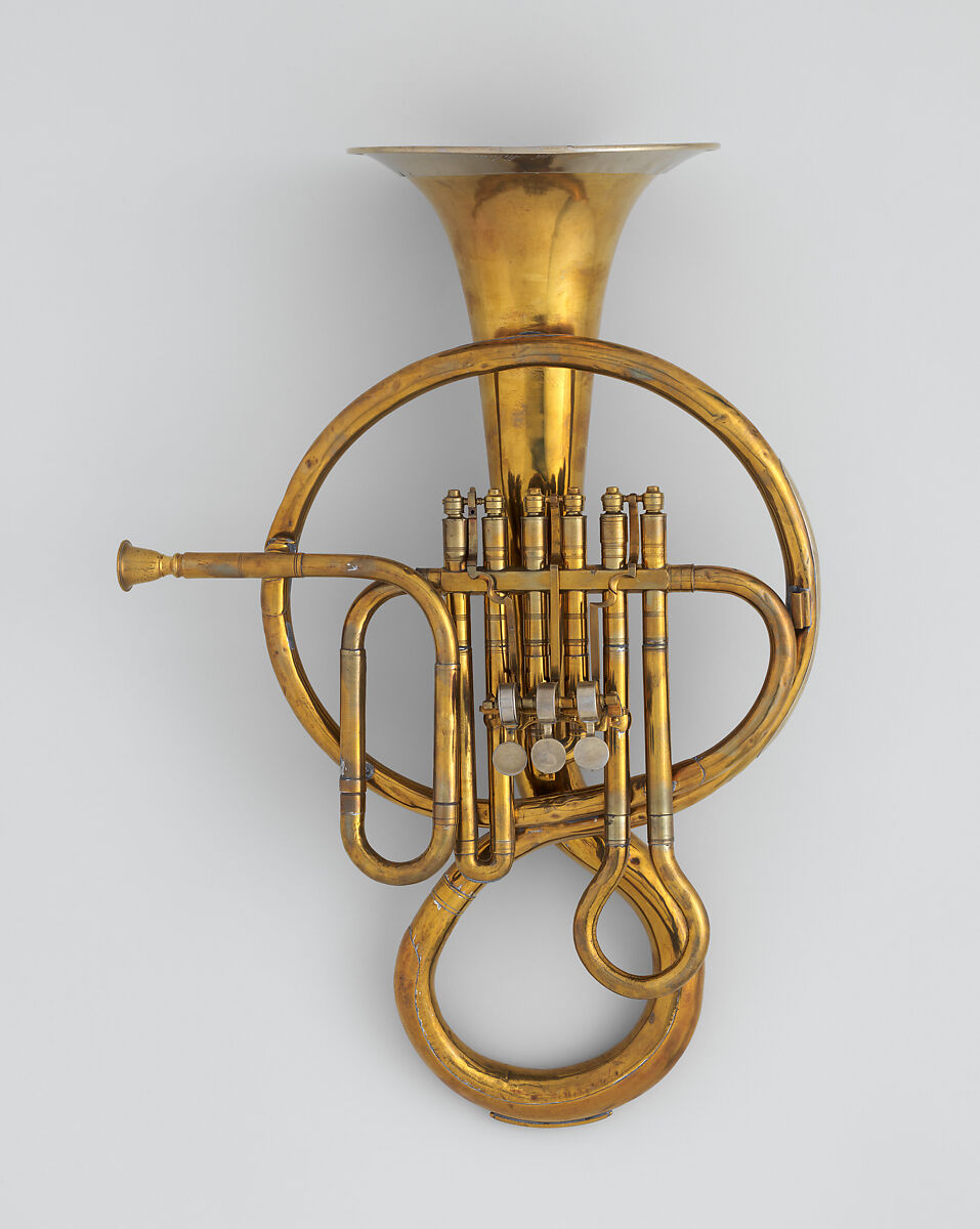 Bass Fluegel Horn in B-flat, Ferdinando Roth (Italian, Adorf 1815–1898 Milan), Brass, Italian 