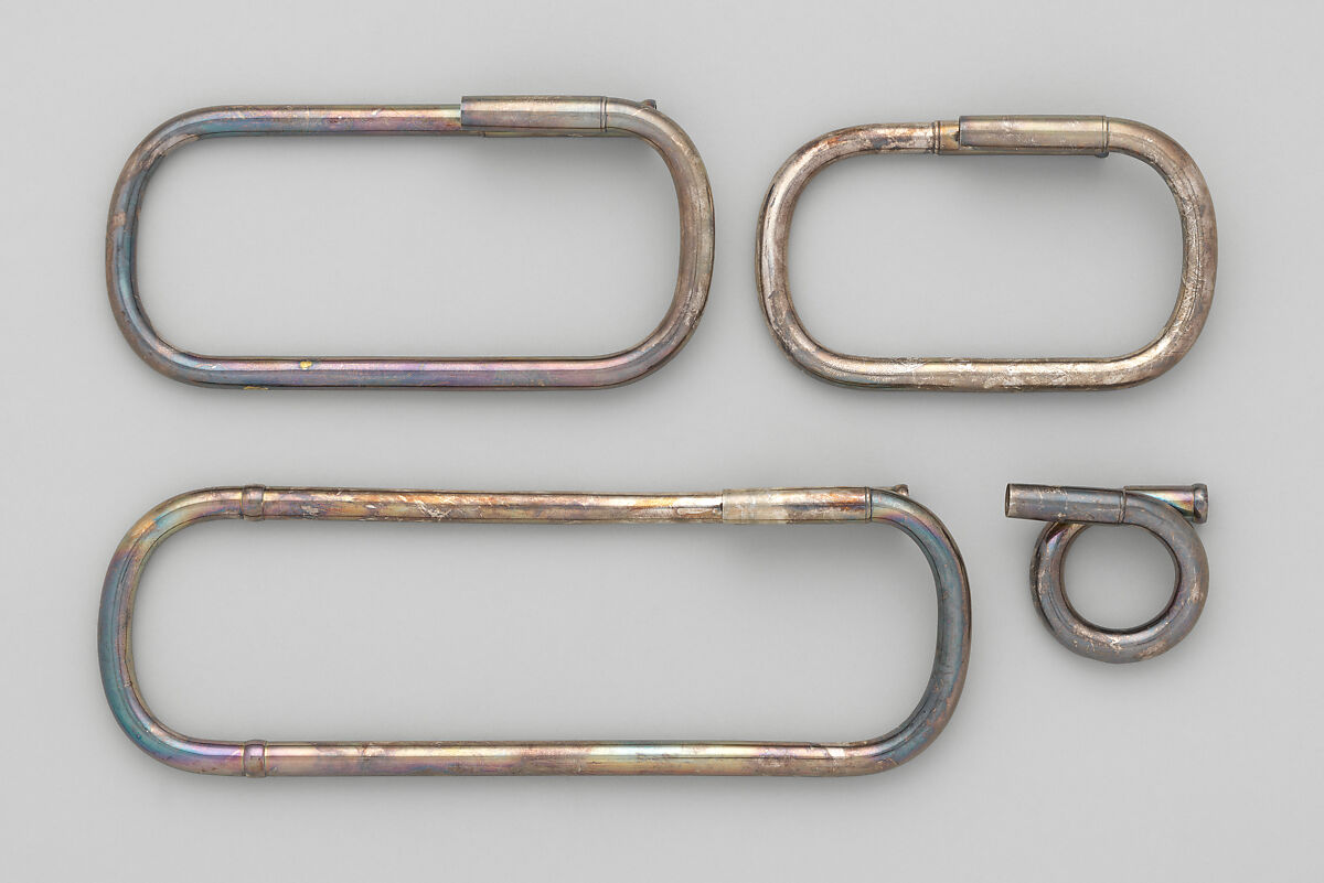 Valve Trumpet in F, Courtois &amp; Mille (French), Brass, silver-plated, French