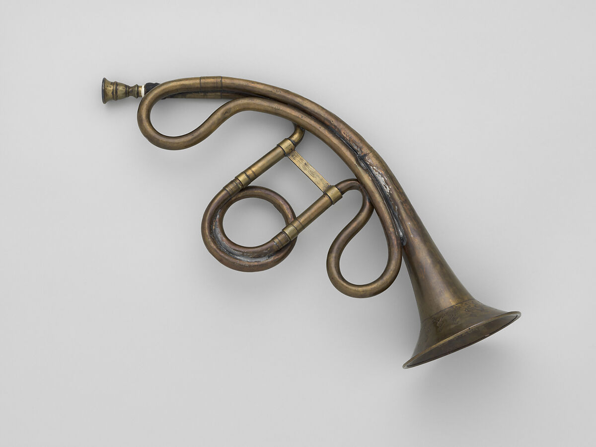 Trompette Demilune, Brass, German 
