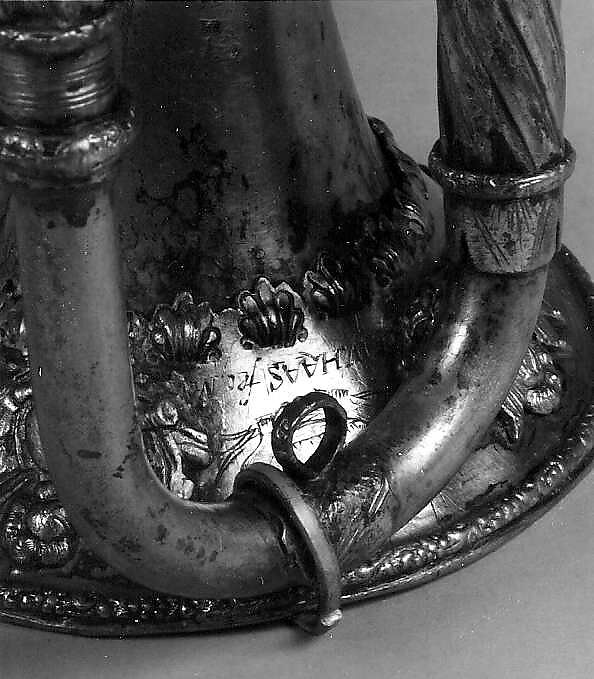 Natural Trumpet, Johann Wilhelm Haas (German, Nuremberg 1649–1723 Nuremberg), Silver, German