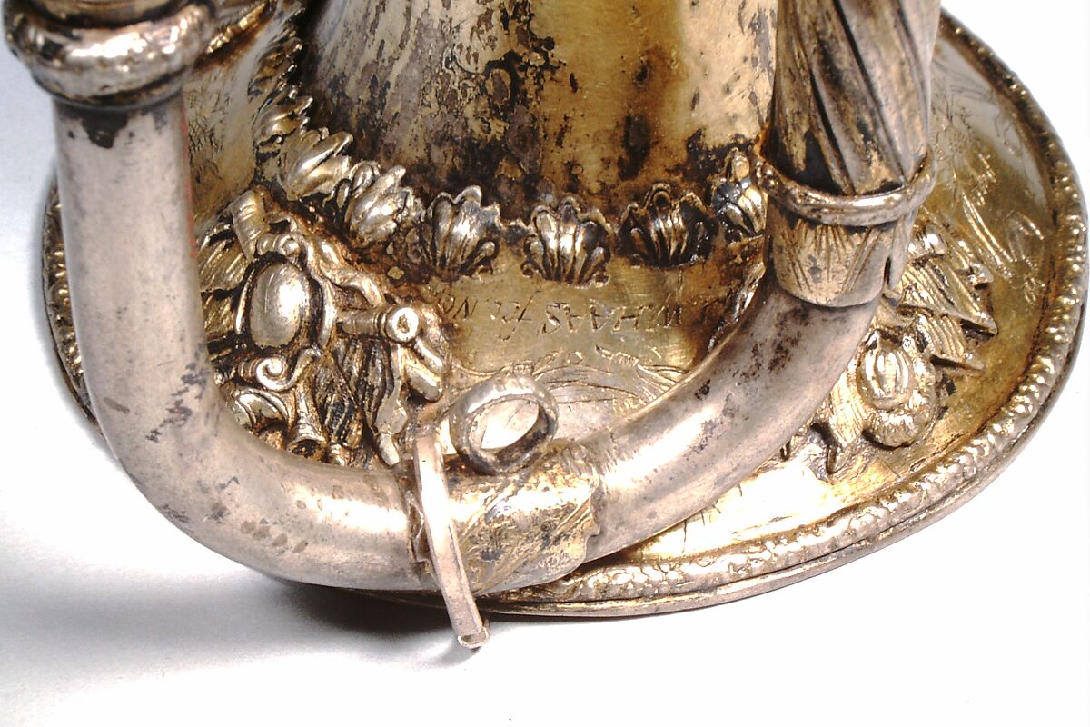 Natural Trumpet, Johann Wilhelm Haas (German, Nuremberg 1649–1723 Nuremberg), Silver, German