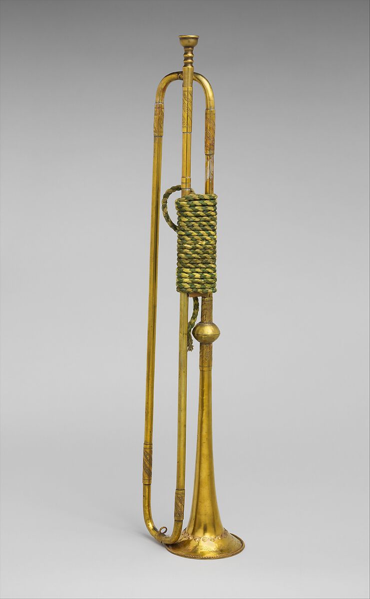 Natural Trumpet, Johann Wilhelm Haas (German, Nuremberg 1649–1723 Nuremberg), Brass, German 