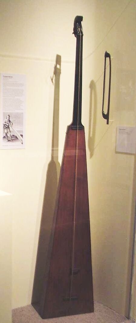 Tromba Marina, Spruce, oak, iron, German