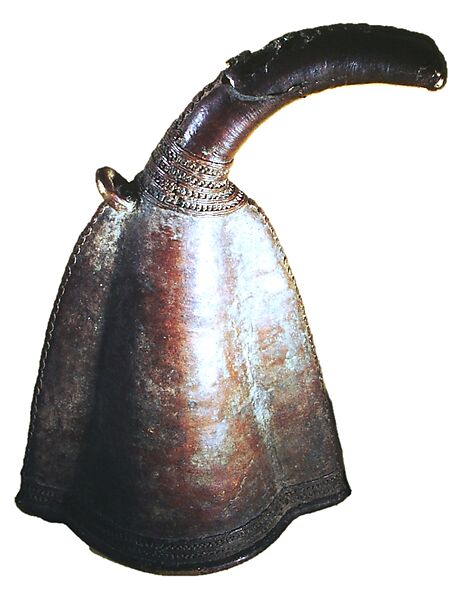 Flanged Bell, Brass, Nigerian (Cross River) 