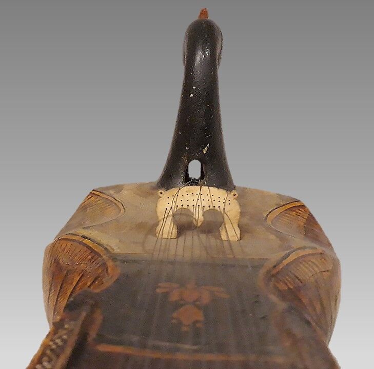 Taūs (mayuri), Wood, metal, wire, glass, hide, polychrome, Indian