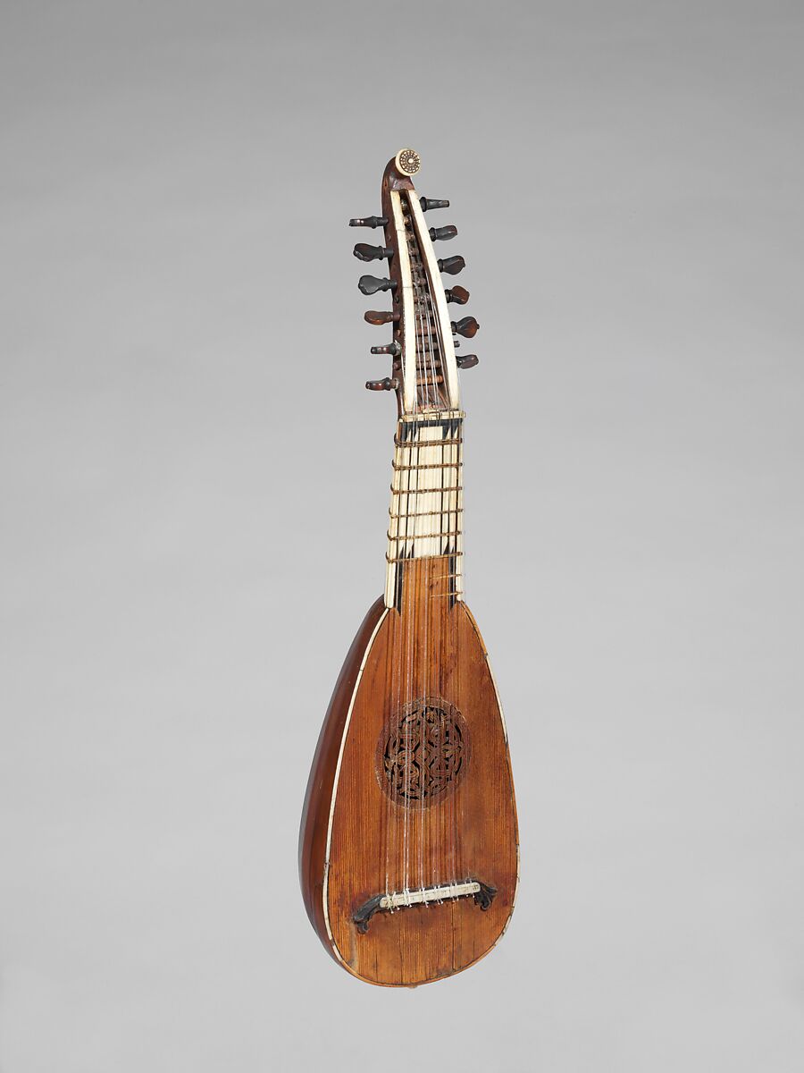 Mandolin, Giovanni Battista Bizaro (Italian, Treviso, active ca. 1770–1780), Yew, spruce, bone, ebony, Italian 