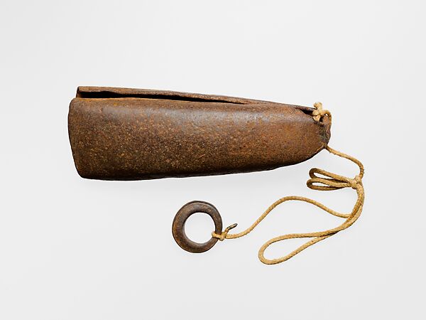 Bell, Iron metal, cord, possibly Chadian 