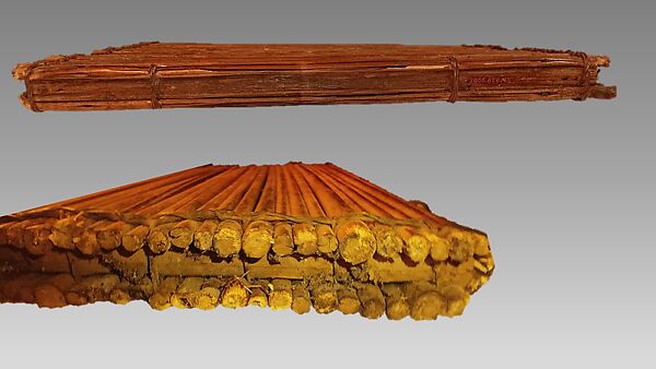 Raft Rattle, Pebbles, sticks, fiber, wood, Cameroonian