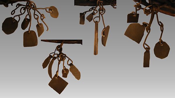 Dhyangro, Wood, hide, fur, metal, Nepalese