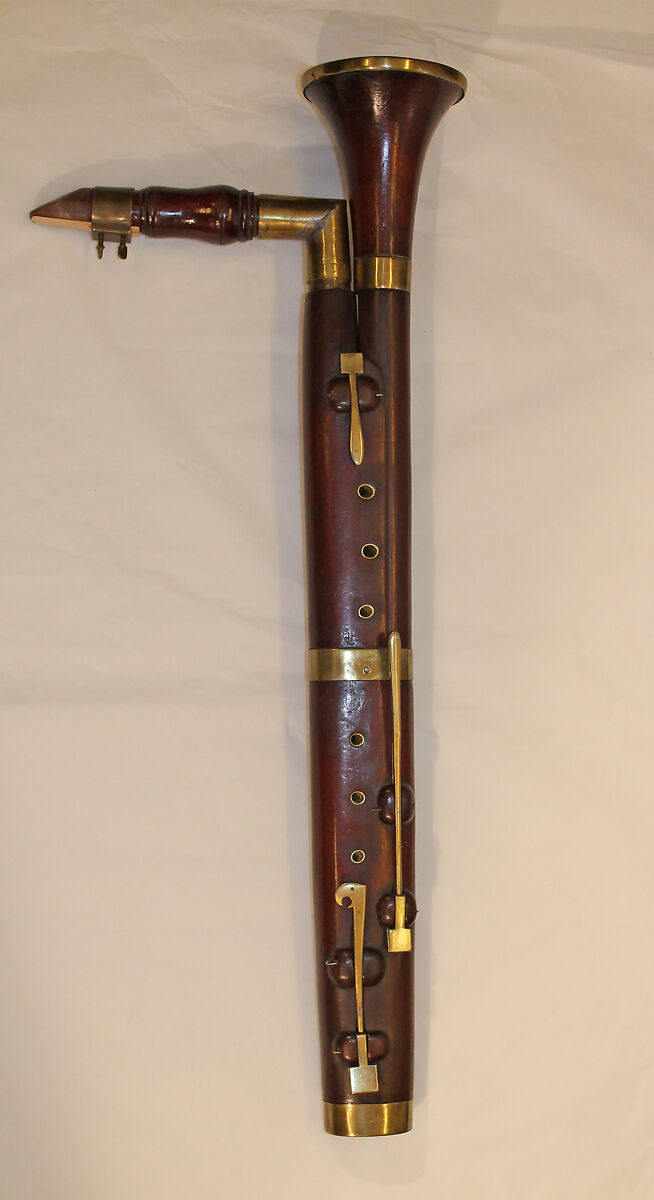 Clarion in E-flat, Attributed to George Catlin, Wood, metal, American 
