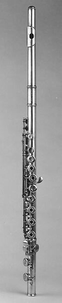 Flute, William S. Haynes Co., Silver, American 