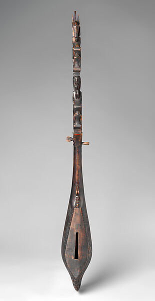 Hasapi, Wood, bone, wire, Indonesia (Sumatra, Toba Batak people)