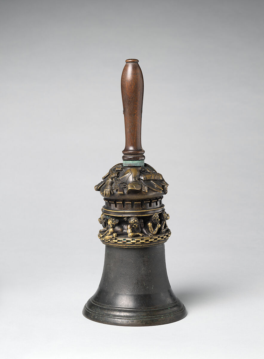 Handbell, Bronze, iron, wood, French