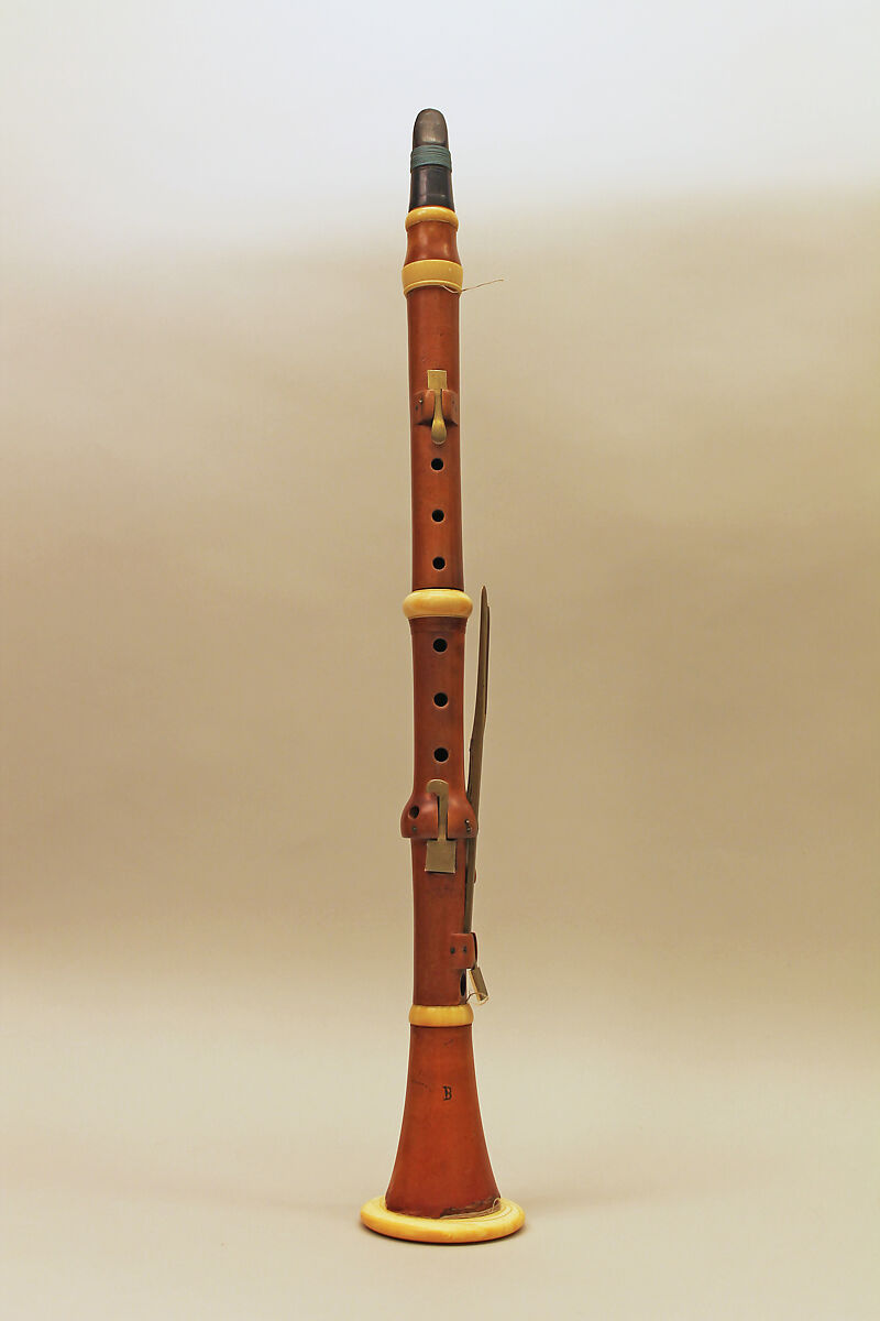 Clarinet in B-flat, Horace Meacham (American, Enfield, Connecticut 1789–1861 Albany, New York), Boxwood, ebony, ivory, brass, American 