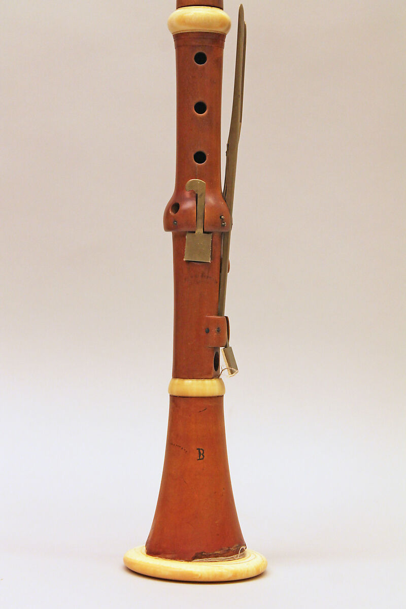 Clarinet in B-flat, Horace Meacham (American, Enfield, Connecticut 1789–1861 Albany, New York), Boxwood, ebony, ivory, brass, American