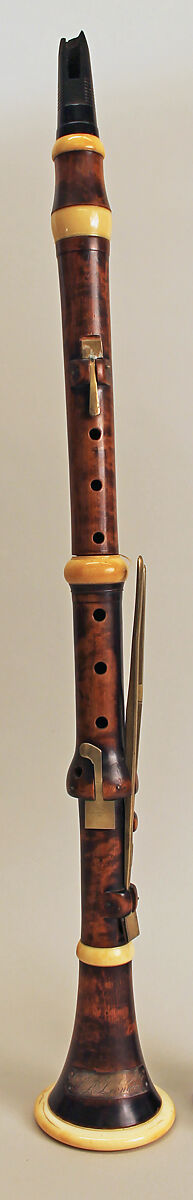 Clarinet in B-flat, Benjamin Ferris and Simon Giffin, Boxwood, ivory, brass, American 