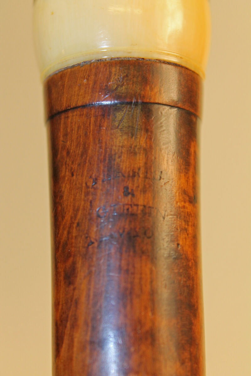 Clarinet in B-flat, Benjamin Ferris and Simon Giffin, Boxwood, ivory, brass, American