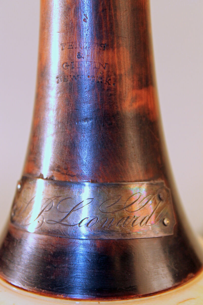 Clarinet in B-flat, Benjamin Ferris and Simon Giffin, Boxwood, ivory, brass, American