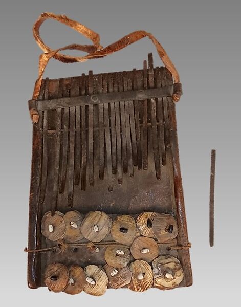 Nyonganyonga, Barwe people (?), Wood, shell, metal, various materials, probably Mozambican 