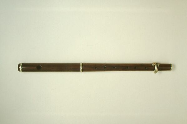 Piccolo, Edward Baack, Wood, metal, American