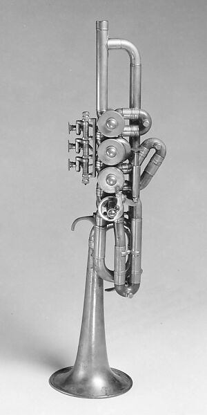 Piccolo Trumpet in High B-flat, Kurt Scherzer (German, Markneukirchen 1895–1962 Augsburg), Metal, German
