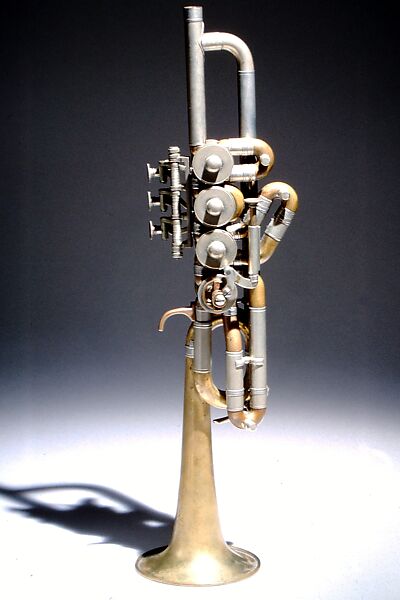 Piccolo Trumpet in High B-flat, Kurt Scherzer (German, Markneukirchen 1895–1962 Augsburg), Metal, German