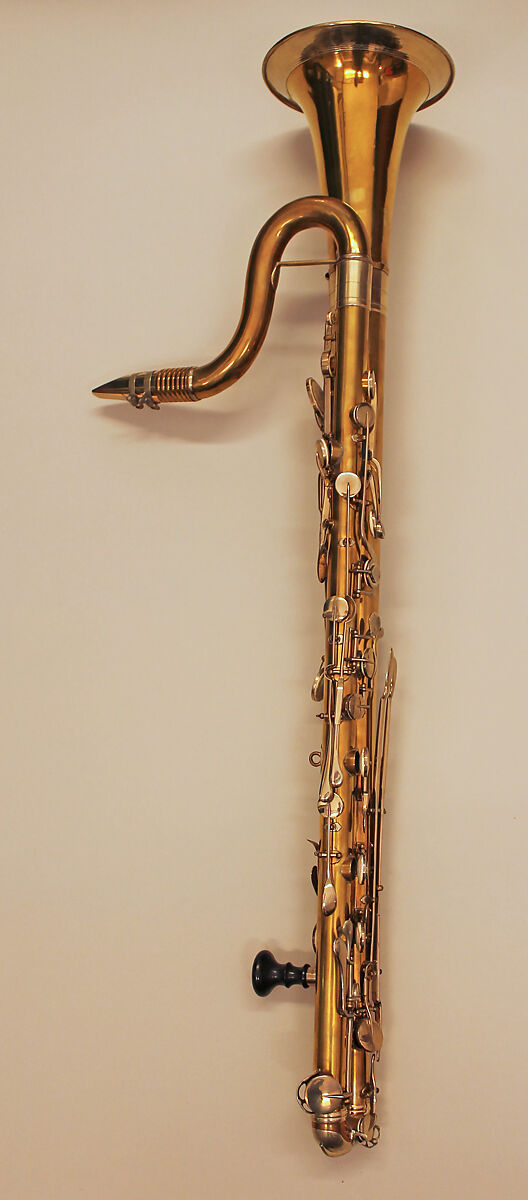 Clariofon Bass Clarinet in B-flat, Franz Losschmidt (Czech, active Olmütz 1852–1867), Various materials, Czech 