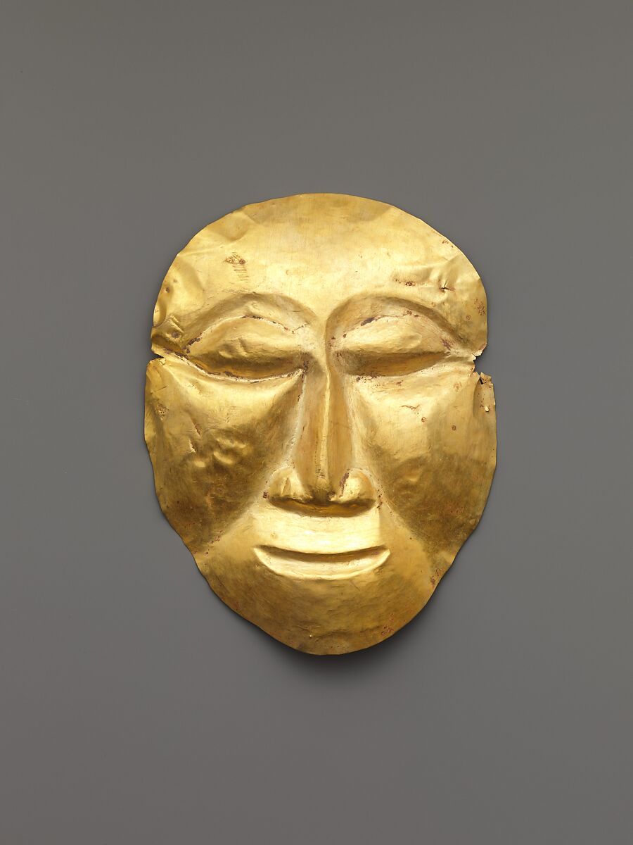 Mask, Gold, Indonesia (Java) 