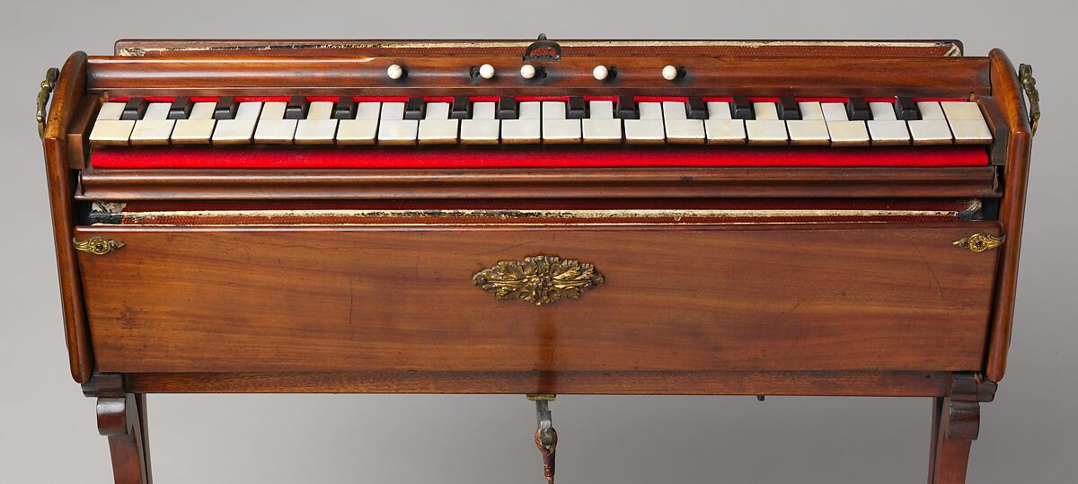 Reed Organ (Physharmonica), Attributed to Alexander-François Debain (French, Paris, 1809–1877 Paris), Palisander, brass., French