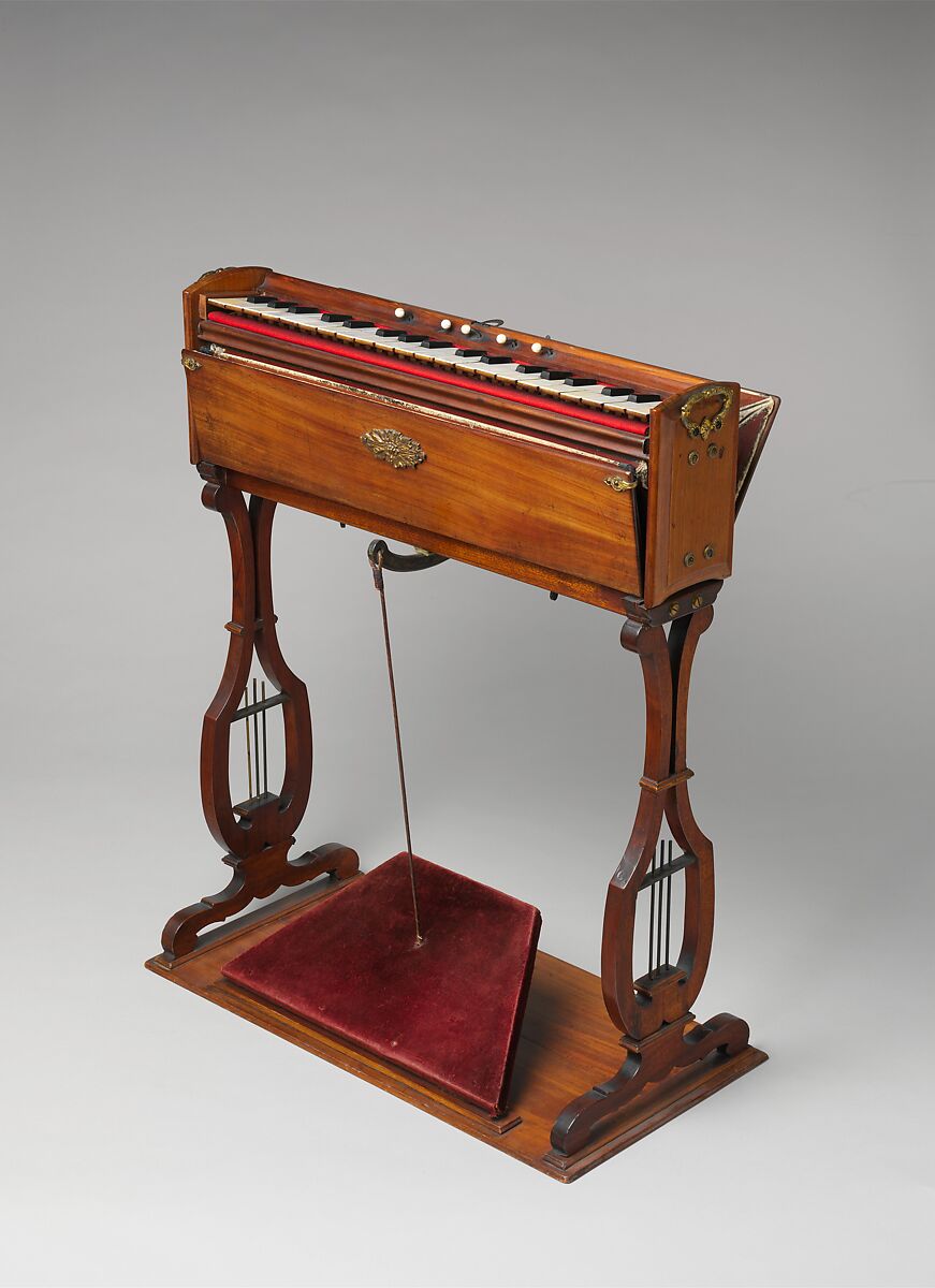 Reed Organ (Physharmonica), Attributed to Alexander-François Debain (French, Paris, 1809–1877 Paris), Palisander, brass., French 