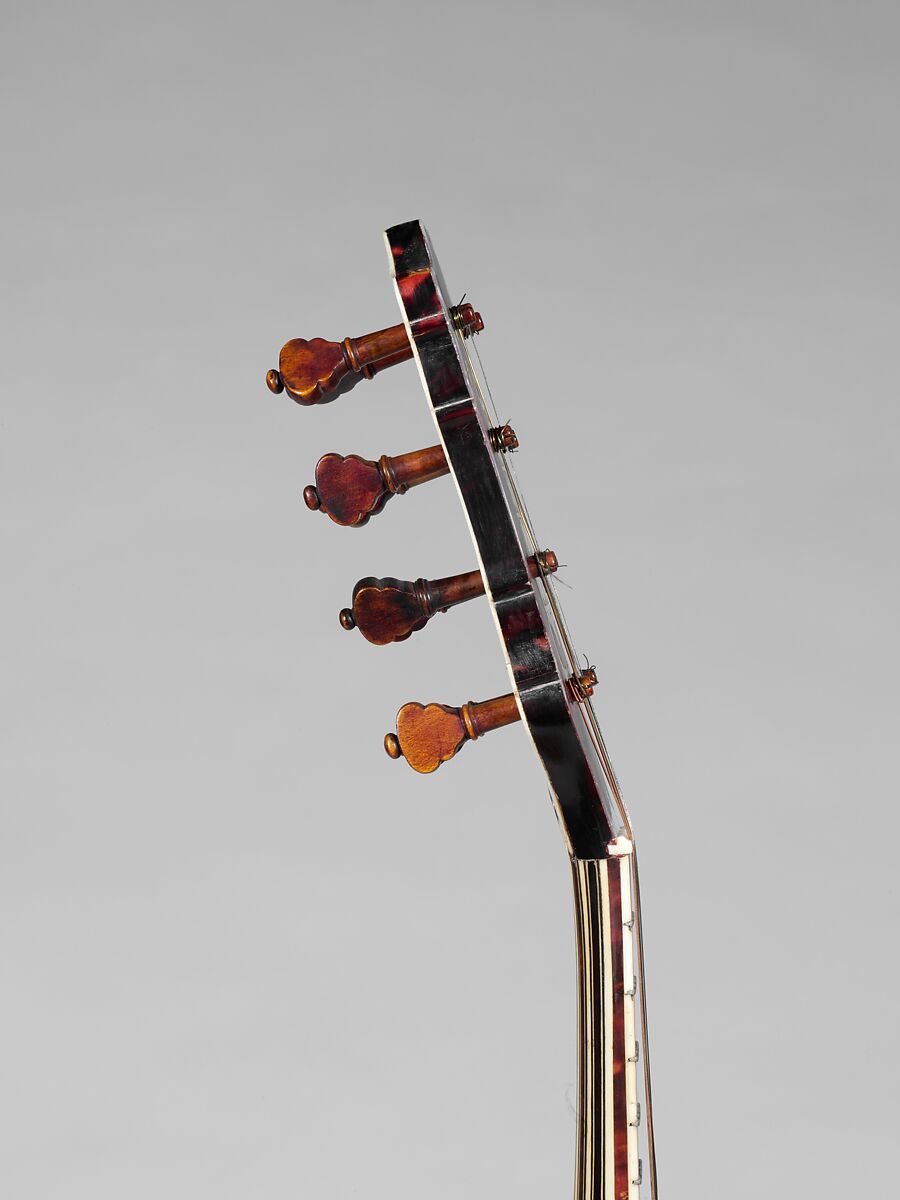 Mandolin, Joao Vieira da Silva, Maple?, tortoiseshell, various materials, Portuguese