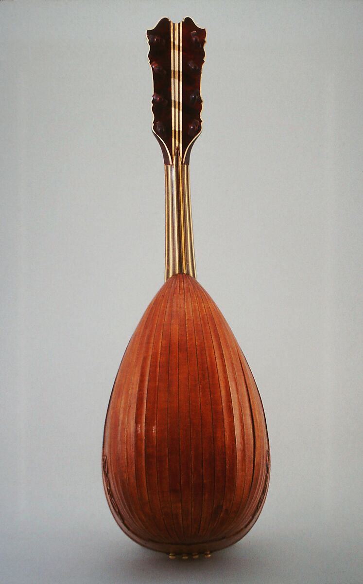 Mandolin, Joao Vieira da Silva, Maple?, tortoiseshell, various materials, Portuguese