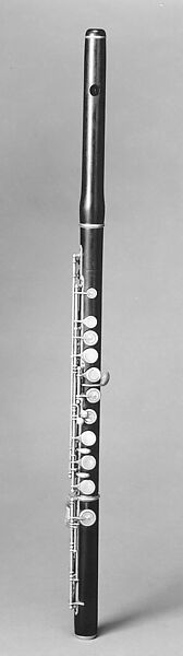 Flute, Everhard Wunnenberg, Sr., Grenadilla, nickel-silver, German 