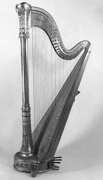 Harp, Lyon &amp; Healy (American, Chicago, Illinois), Spruce, maple, metal, American