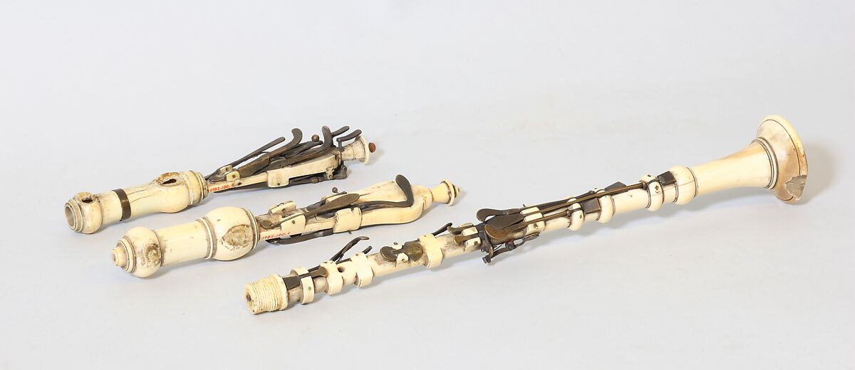 Musette, Forquin, Ivory, leather, various materials, French