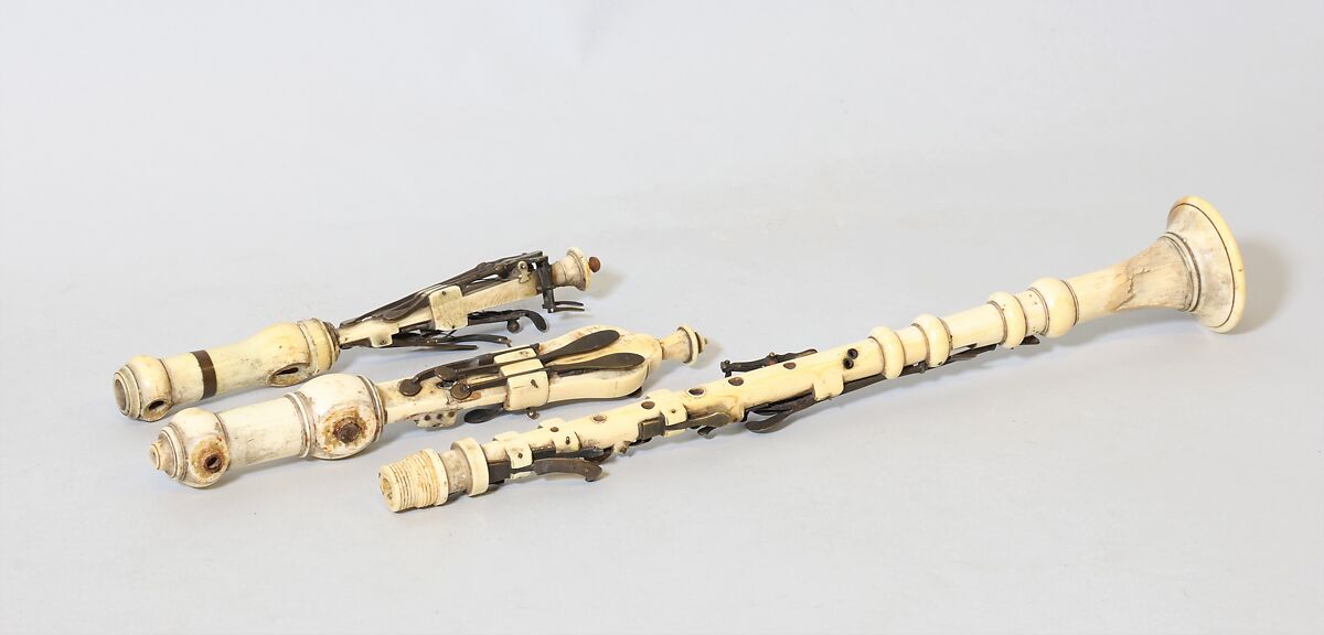 Musette, Forquin, Ivory, leather, various materials, French