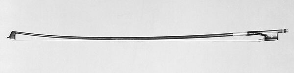 Violin Bow, Francois Nicolas Voirin (1833–1885), Pernambuco, silver, ivory, ebony, silver, horsehair, French 