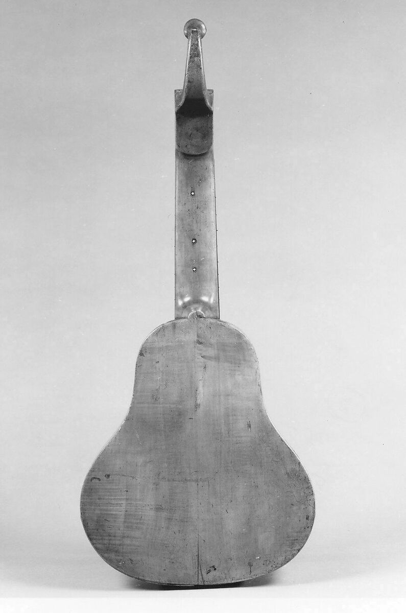 Cittern, Gerard J. Deleplanque (French, Lille, France active ca. 1754–1790), Maple, spruce, ebony, ivory, mother-of-pearl, brass, French