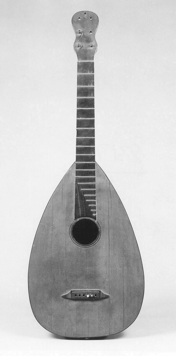 Lute, Antonio Giacomo Zanna, Wood, brass, various materials, Italian 