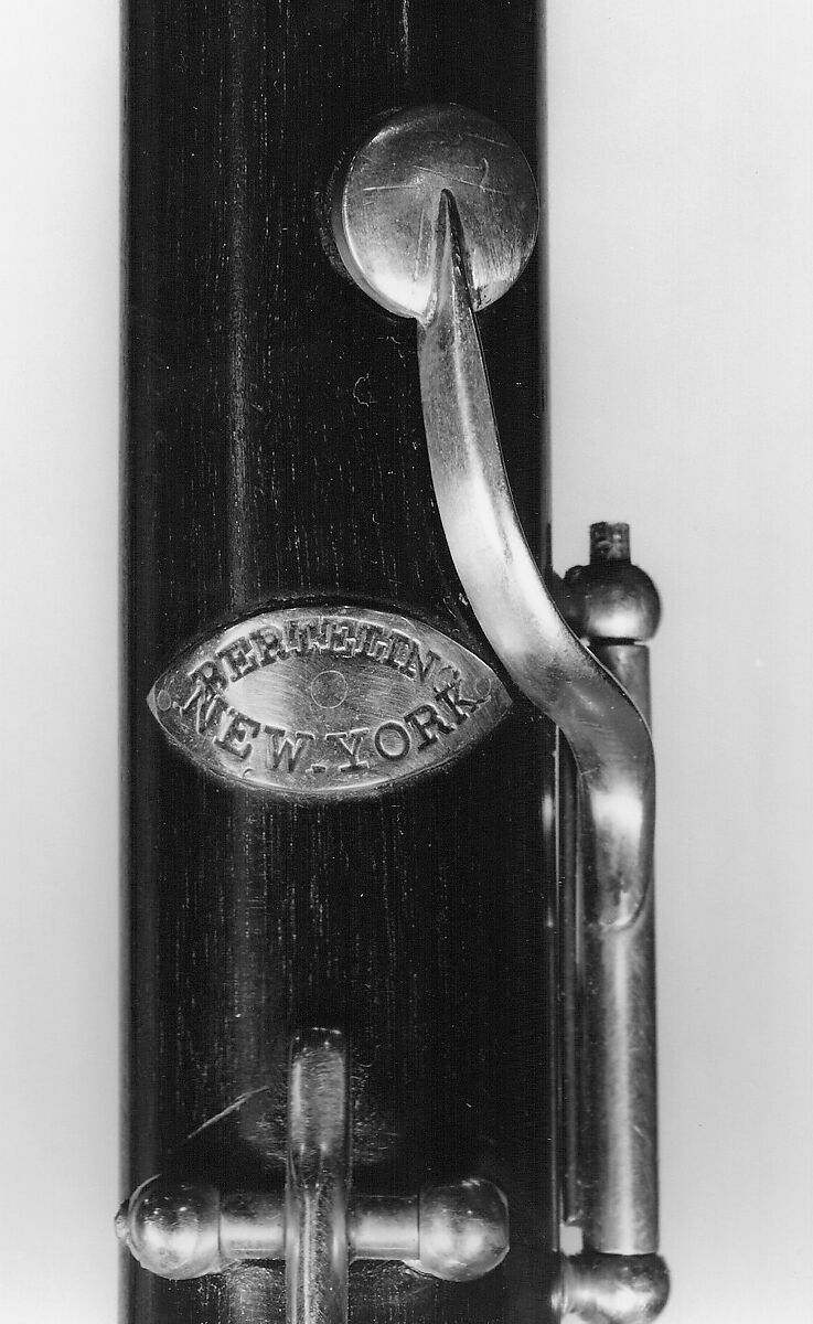 Oboe, Theodore Berteling (Westphalia, 1821/22–1890 New York), Various materials, American
