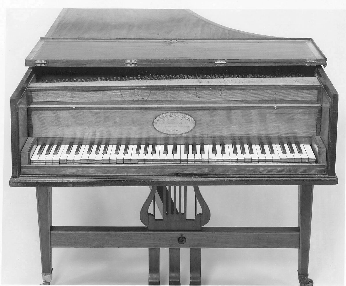 Grand Piano, John Broadwood &amp; Sons, Wood and various materials, British