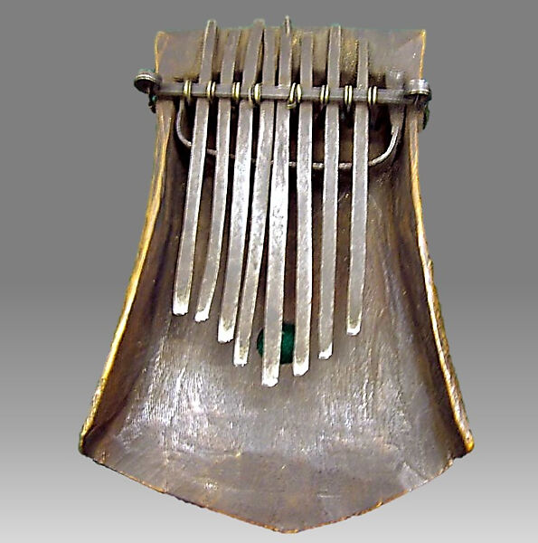 Kalimba, Wood, steel, copper, Zambian or Zimbabwean 