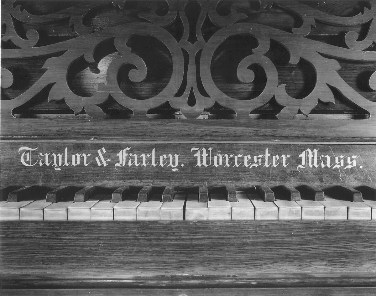 Melodeon, Taylor &amp; Farley, Wood, various materials, American