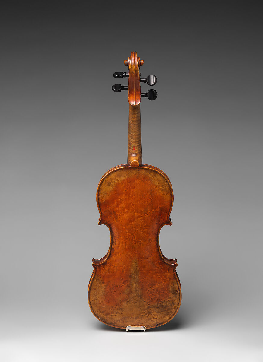 Violin, August Martin Gemünder, Pine, maple, ebony, American