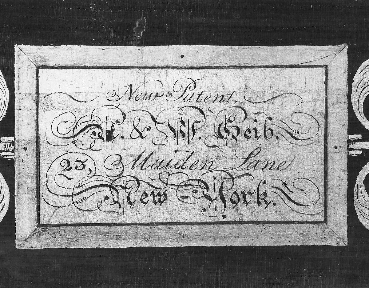 Square Piano, Adam and William Geib, Various materials, American, New York