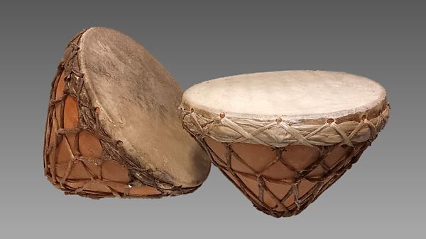 Nagara, Clay, hide, goatskin?, Indian