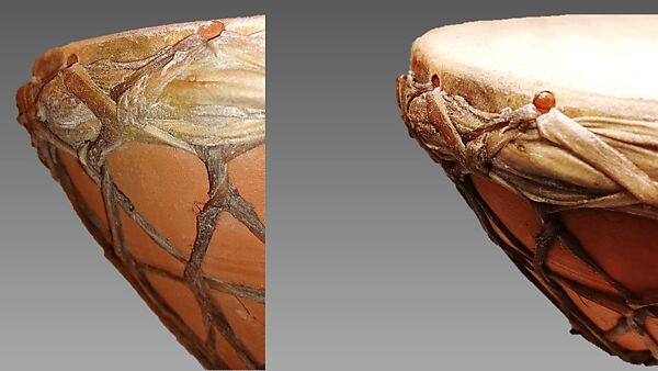 Nagara, Clay, hide, goatskin?, Indian