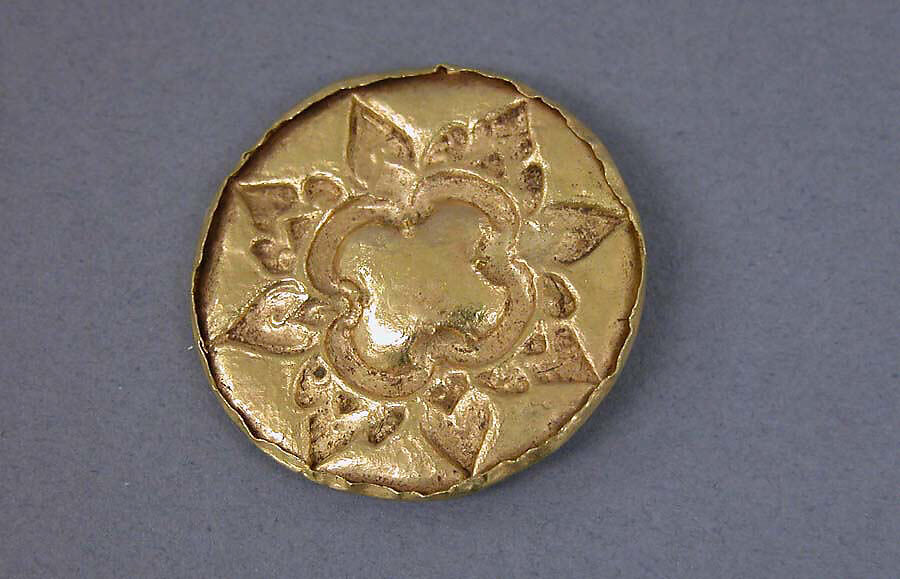 Subang (Ear Plug) with Foliate Design, Gold, Indonesia (Java)