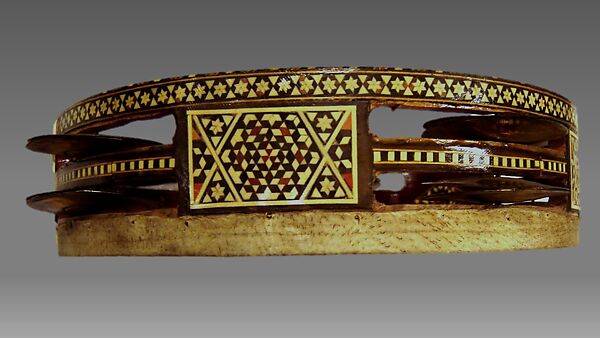 Riqq, Wood, hide, metal, Egyptian